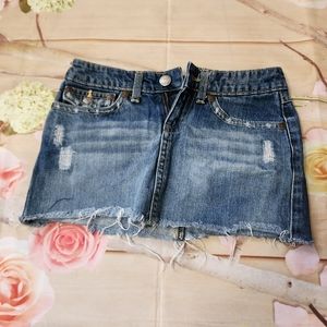 Aeropostale retro jean skirt